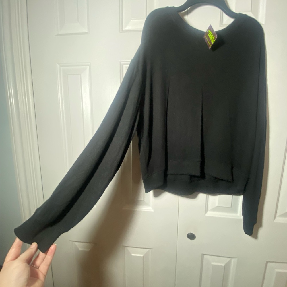 Z Supply Black Long Sleeve Top - Picture 3 of 4